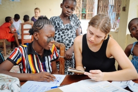 Volunteers Benin Nachhilfe